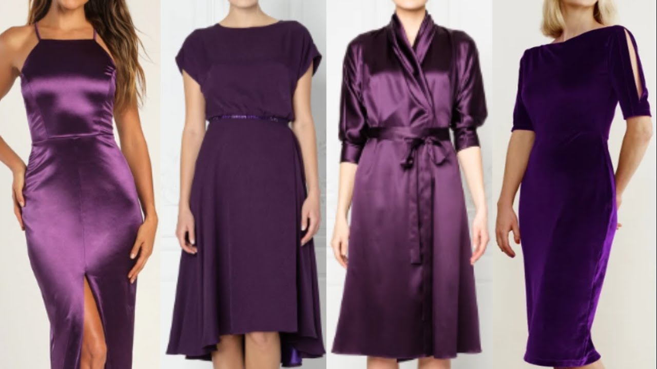 Royal Purple Dresses |Elegant Dress Collection For All Events