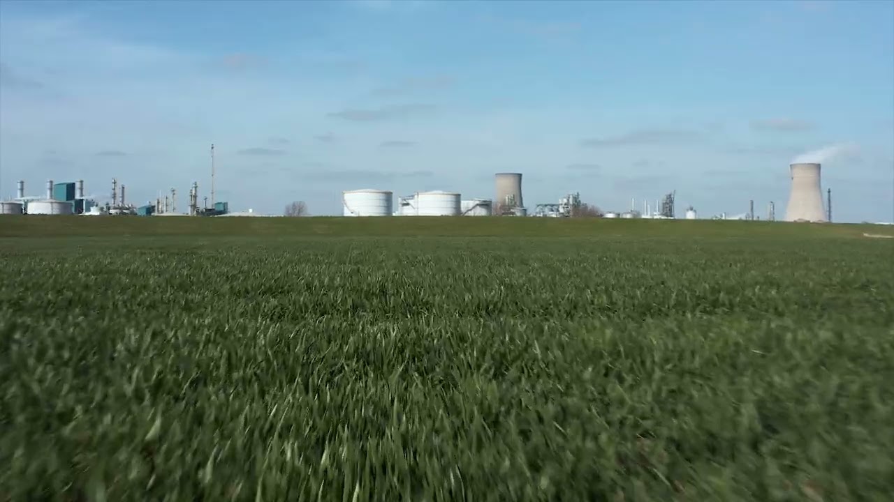 Industrial Chemical Park Drone Film in East Yorkshire