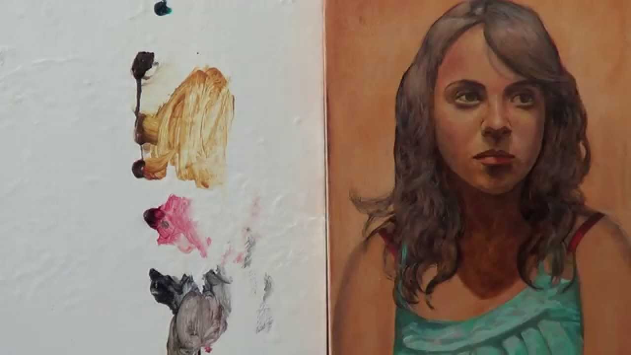 Pintar con veladuras 4. Retrato. Técnica grandes maestros. Curso de pintura.