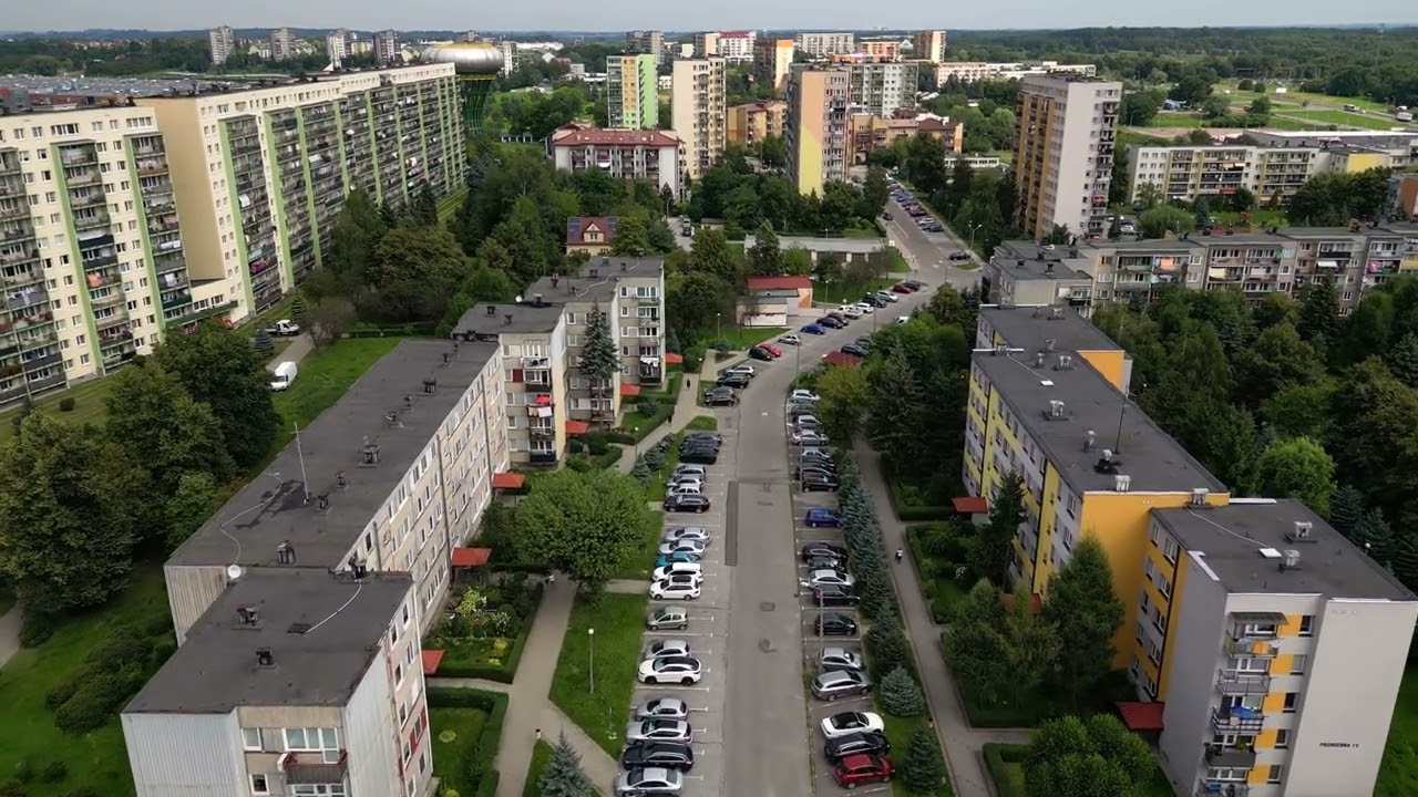 Drone Video of Residential Estates - Tarnow, Poland 2023 - 4K Video