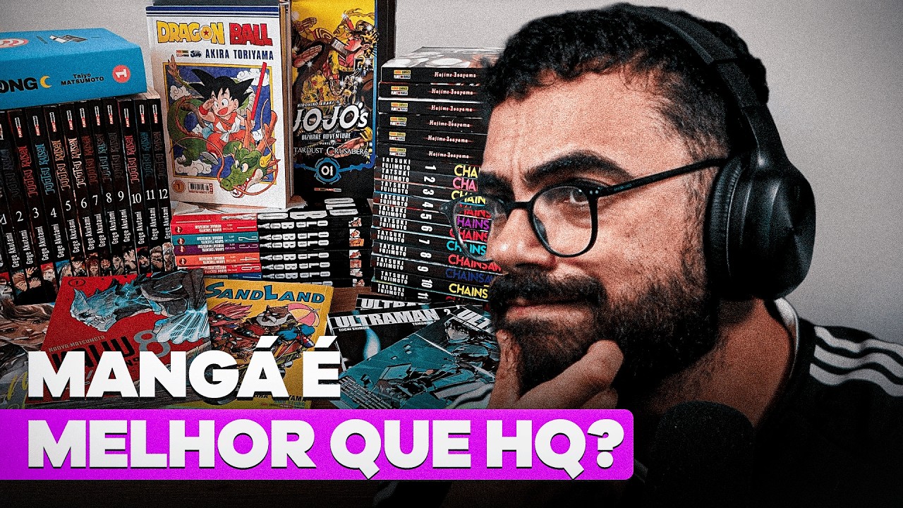 POR QUE MANGÁS VENDEM MAIS QUE HQS? | CORTES do CASTRINHO