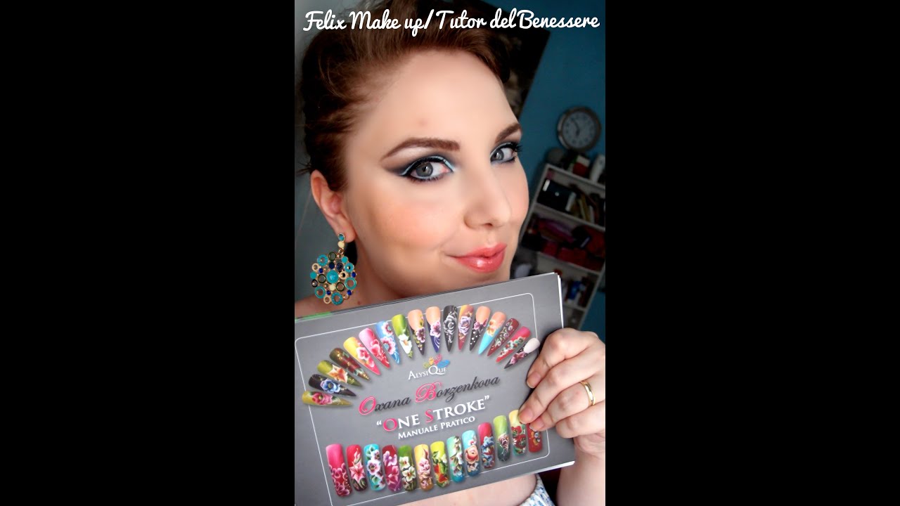 MANUALE NAIL ART ONE STROKE  E KIT COLORI ACRILICI DI OXANA BORZENKOVA