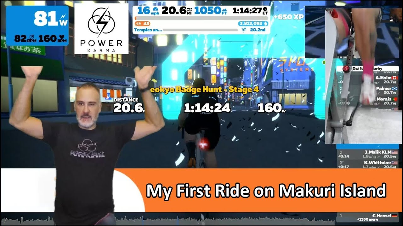 Zwift My First Ride on Makuri Island