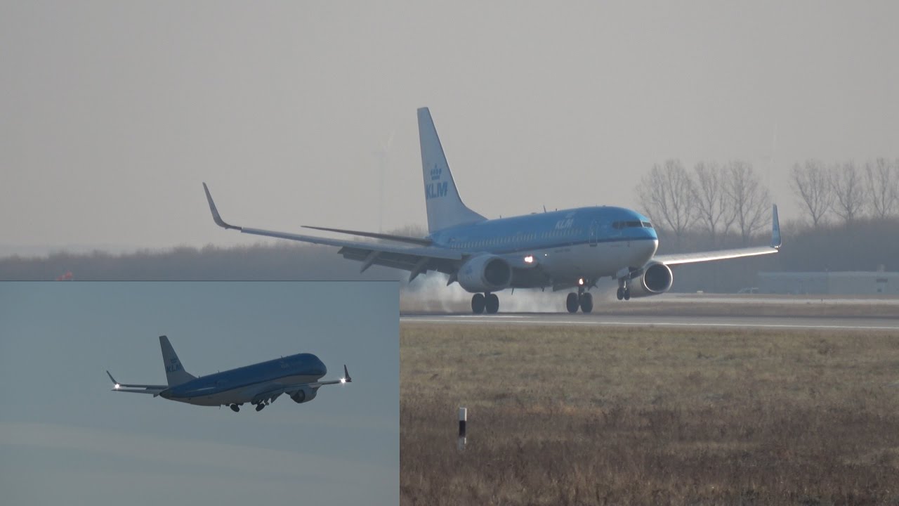 KLM Pilotstraining @ LEJ/EDDP Leipzig/Halle Airport RWY 26R