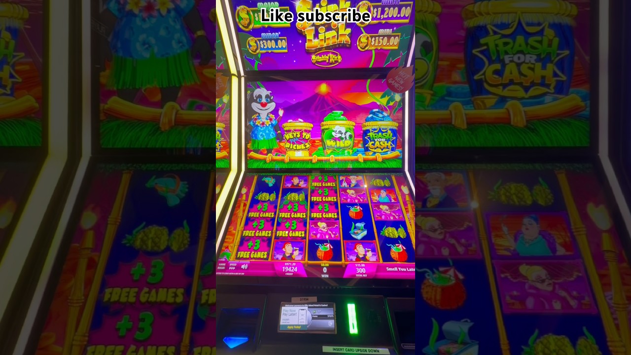 ИГРОВОЙ АВТОМАТ STINK LINK HAWAII. 24 бесплатных игры. 😜💵 #слоты #казино #ласвегас