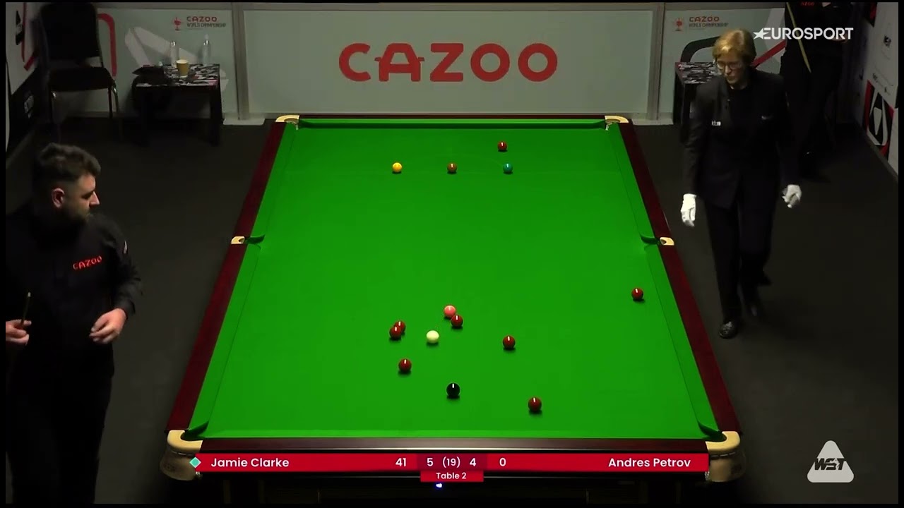 Andres Petrov vs Jamie Clarke. Cazoo World Snooker Championship 2024 Qualifiers, Round 2 // Part 3