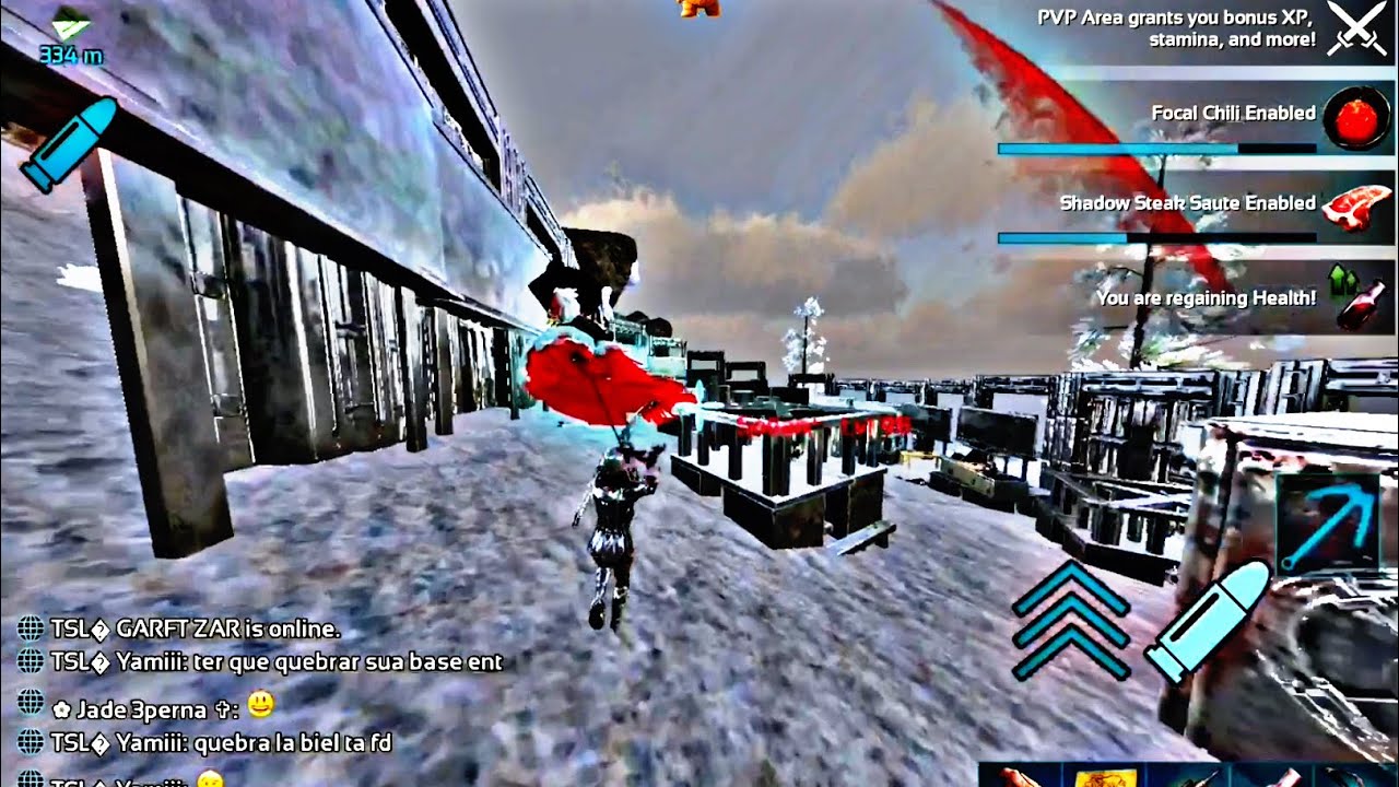 ARK MOBILE - Pvp Against Very Player And Kill All 🧚🏻‍♀️
