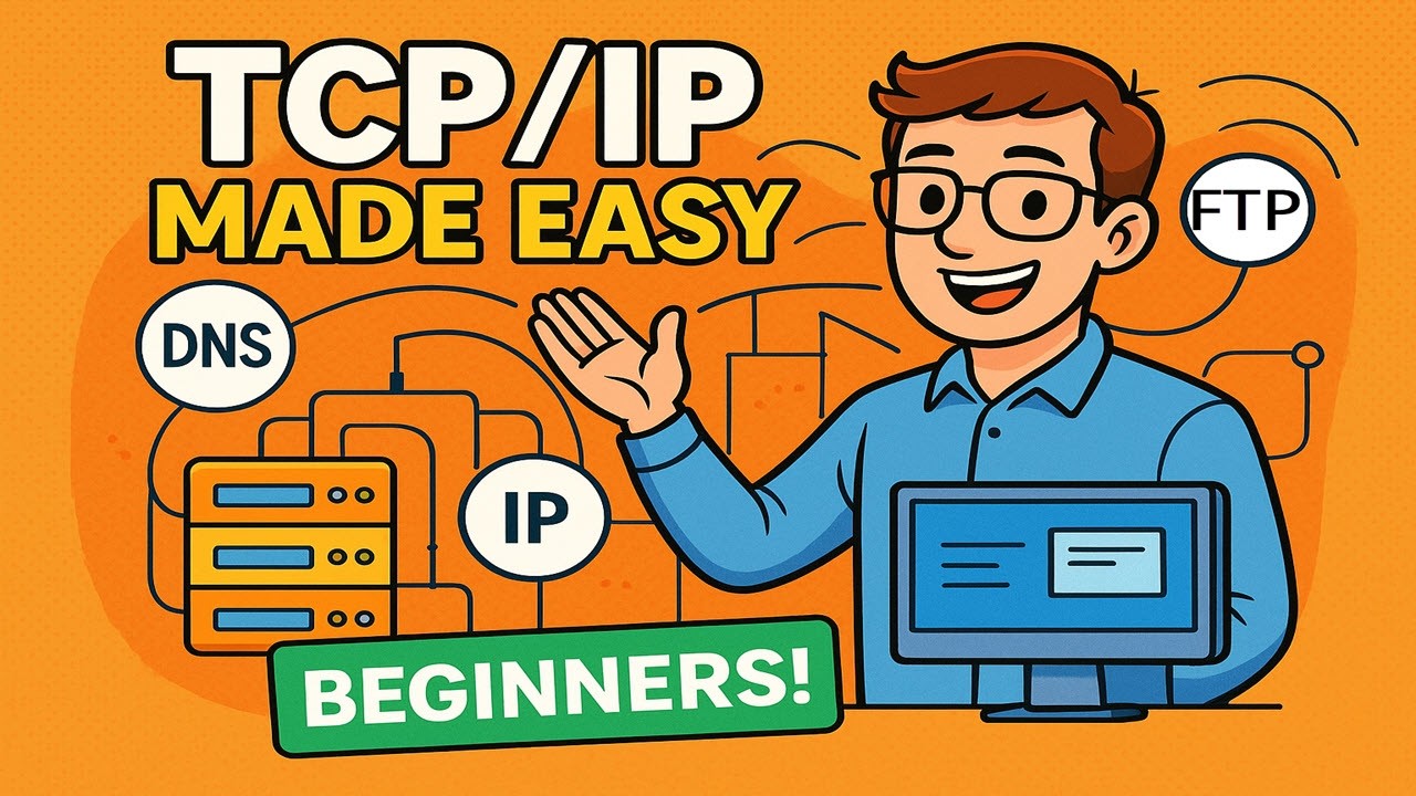 TCP IP Made Super Easy for Beginners! (Networking Lecture Series)