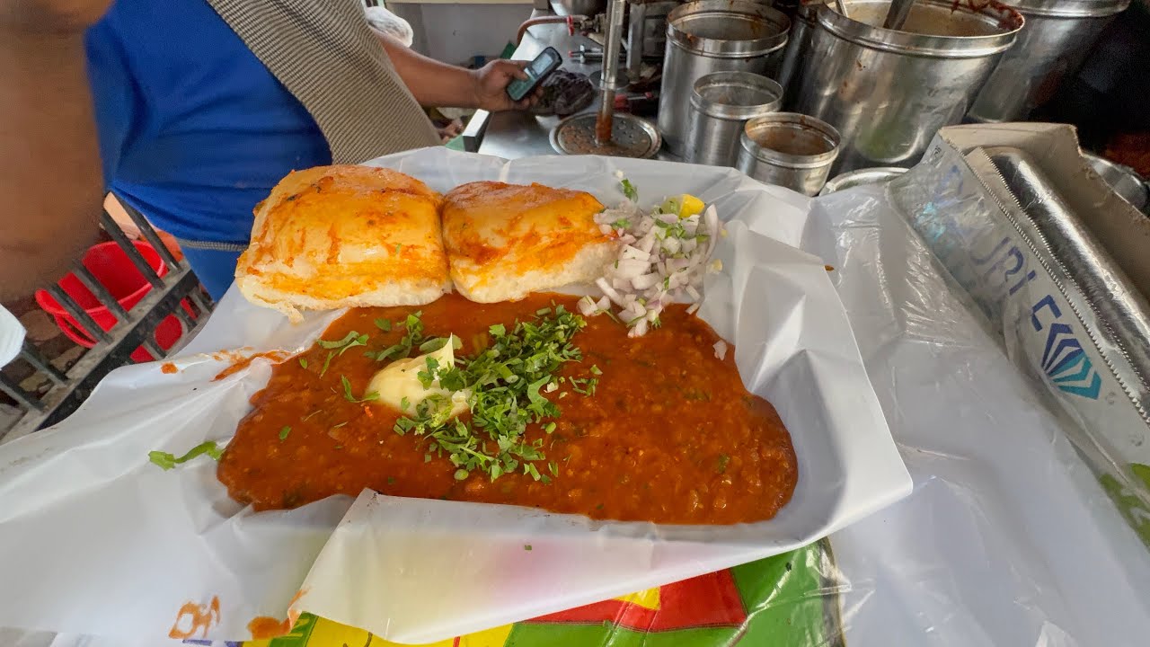 Mumbai Famous Pav Bhaji || Pav Bhaji masala in Butter |Mumbai Street Food |Quick & tasty Pav Bhaji 👍