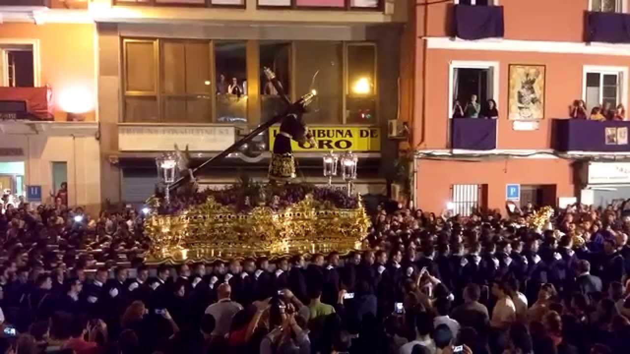 Jesús Nazareno del Perdón 2015, Tribuna de los pobres. Semana Santa Málaga. Nueva Esperanza