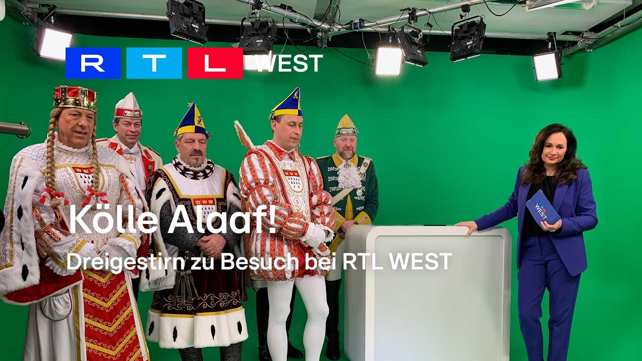 Kölle Alaaf! Dreigestirn zu Gast bei RTL WEST | RTL WEST, 24.01.2024
