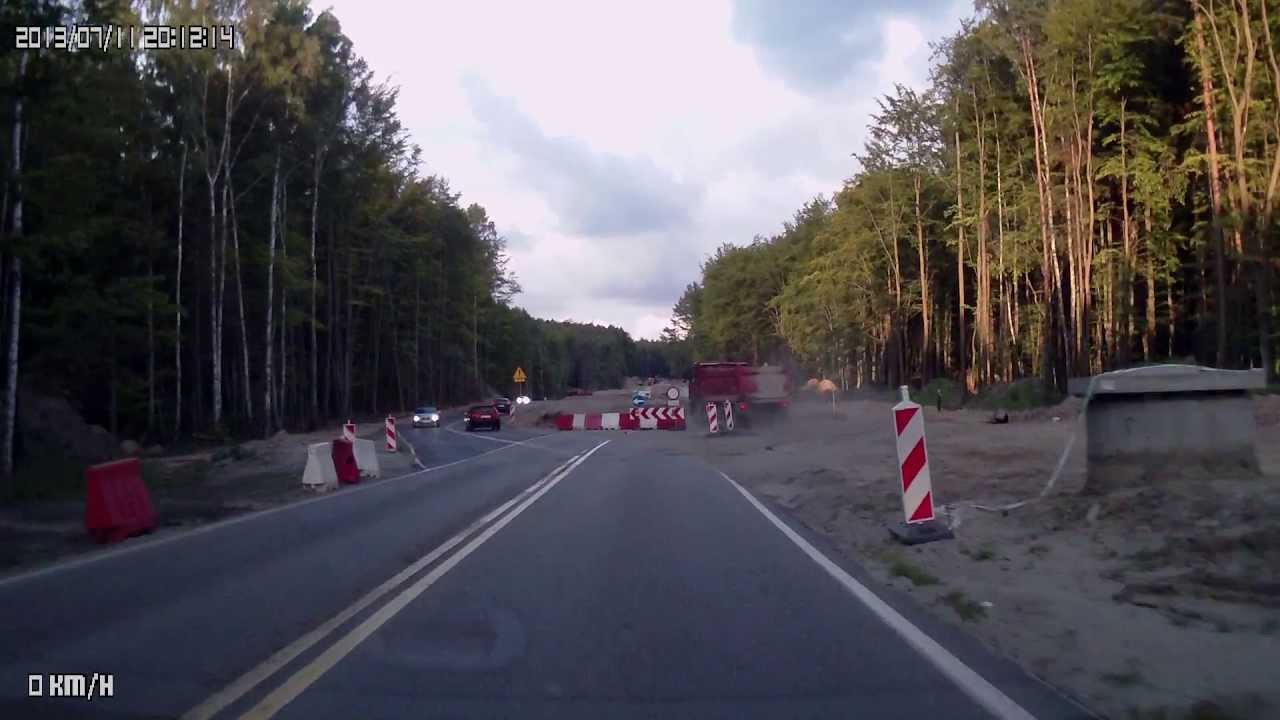 Rozbudowa Chwarznieńskiej test kamerki samochodowej FX212