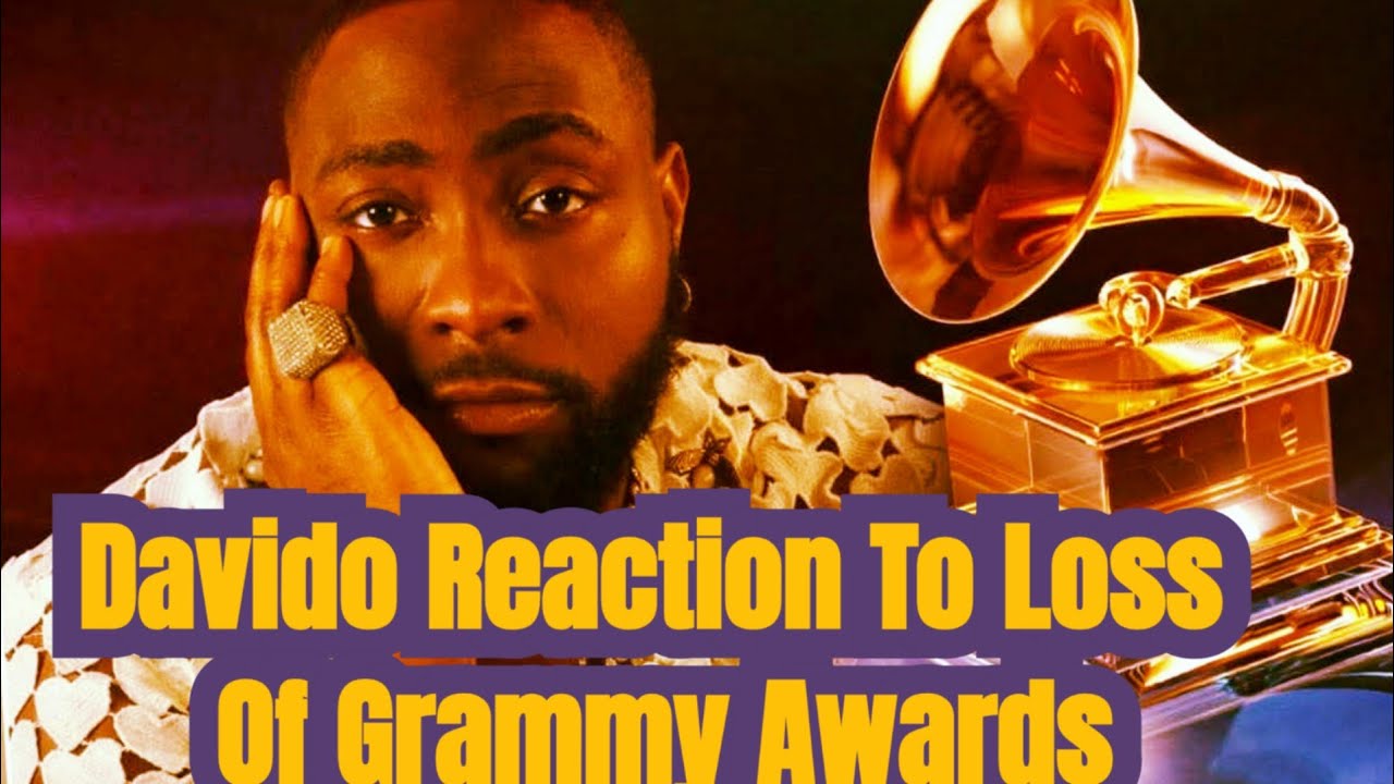 Davido reaction to loss of Grammy awards