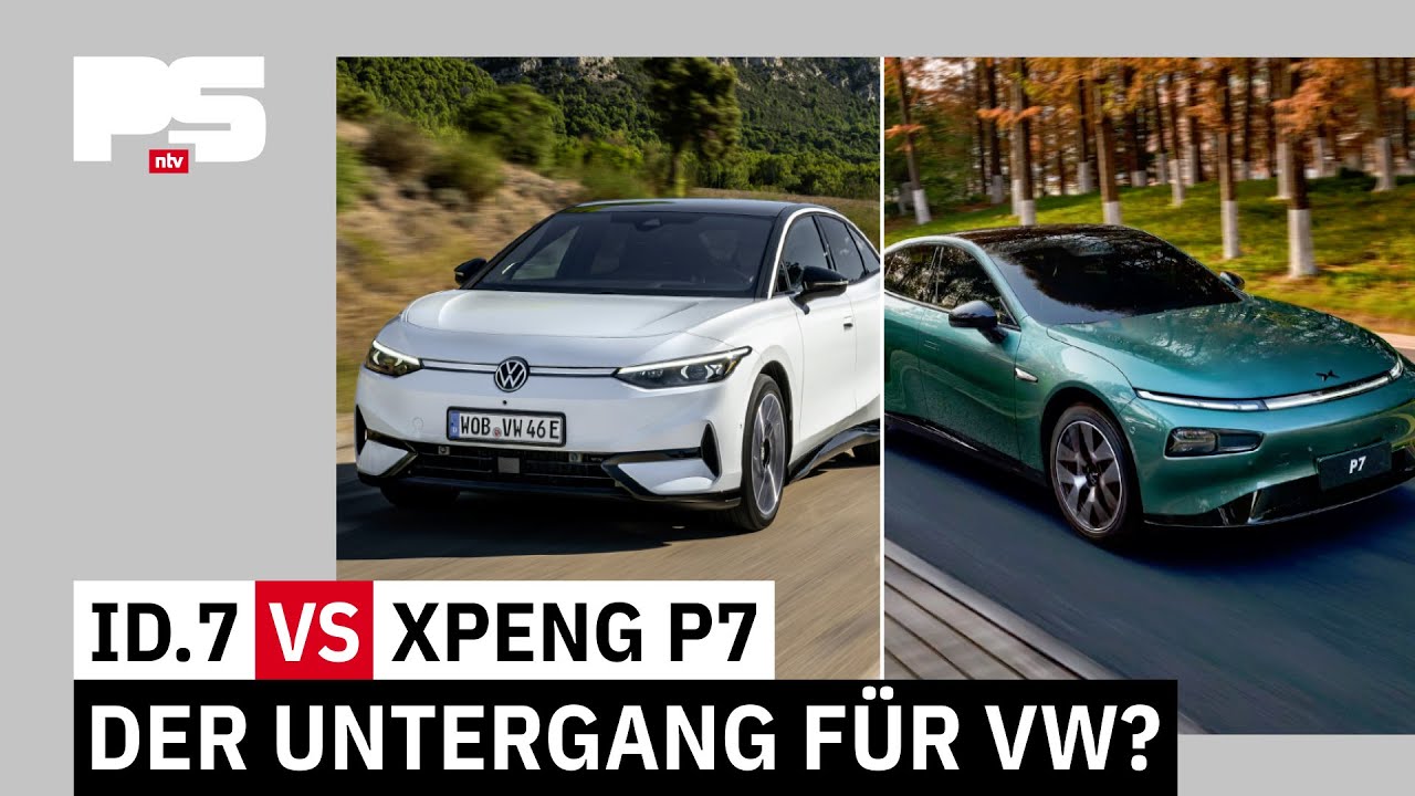 Kopf an Kopf - VW ID.7 Pro (2024) vs. Xpeng P7 Long Range (2024) | PS Automagazin