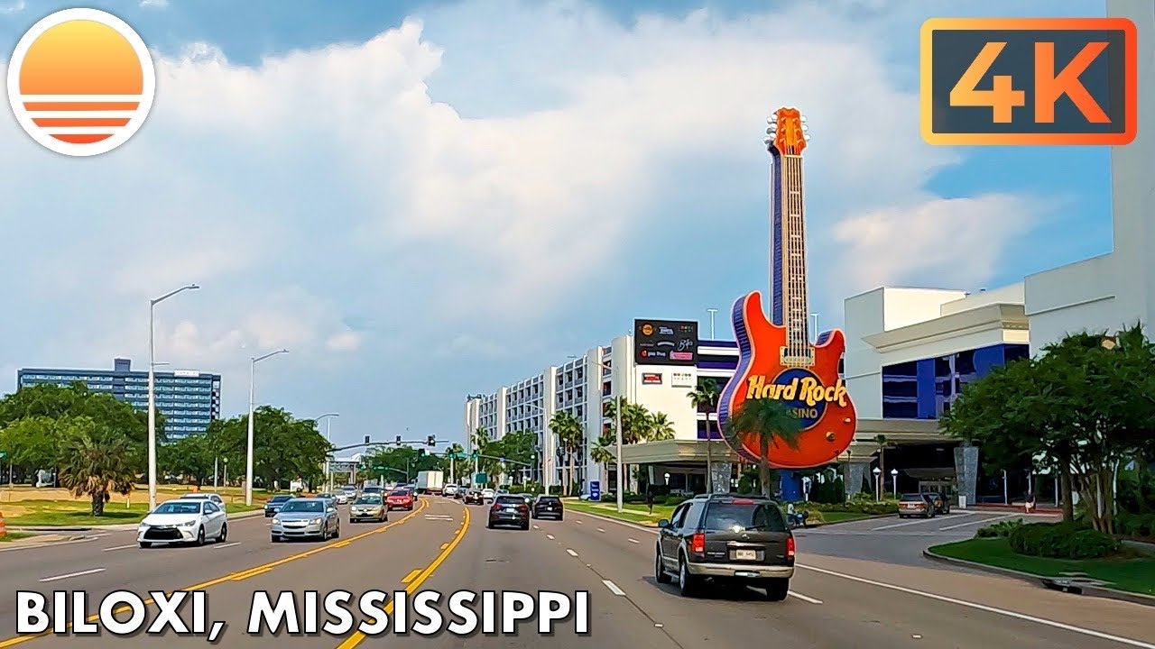 Biloxi, Mississippi! Drive with me through a Mississippi town!