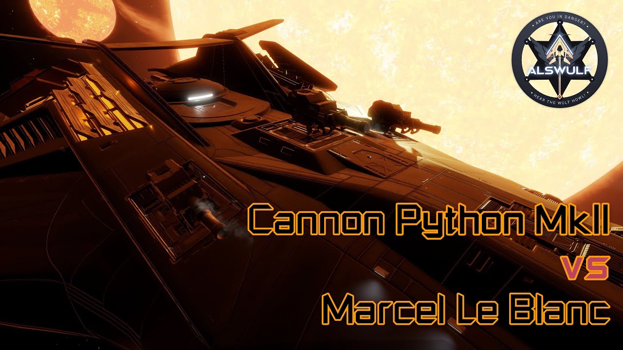 Elite Dangerous | vs Marcel Le Blanc [cannon Python MkII vs meta-FDL]