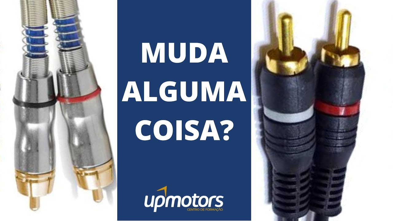 BARULHO NO SOM 1/3 RCA aprenda a fazer o seu