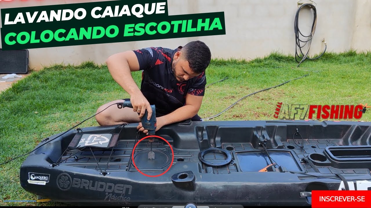 COMO COLOCAR ESCOTILHA NO CAIAQUE 2023!
