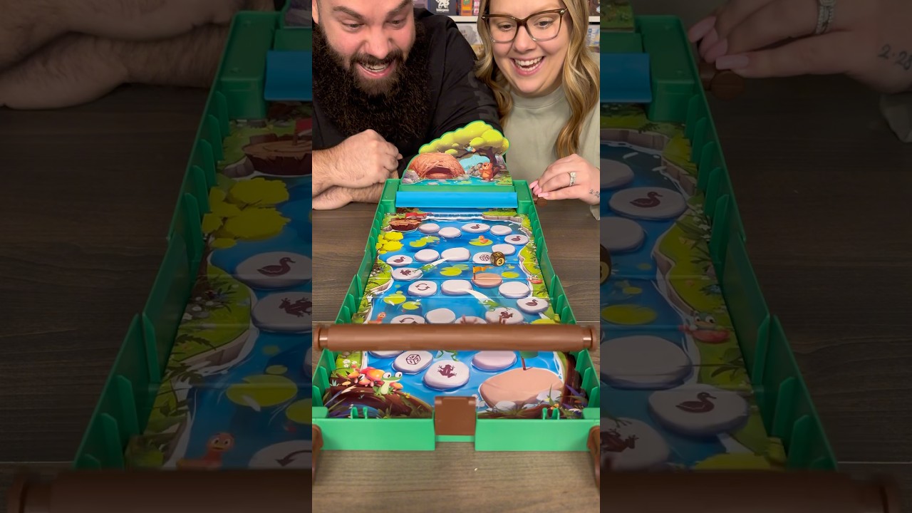 Avoid The Log In Run Beaver Run! #boardgames #gamenight #couple #fun