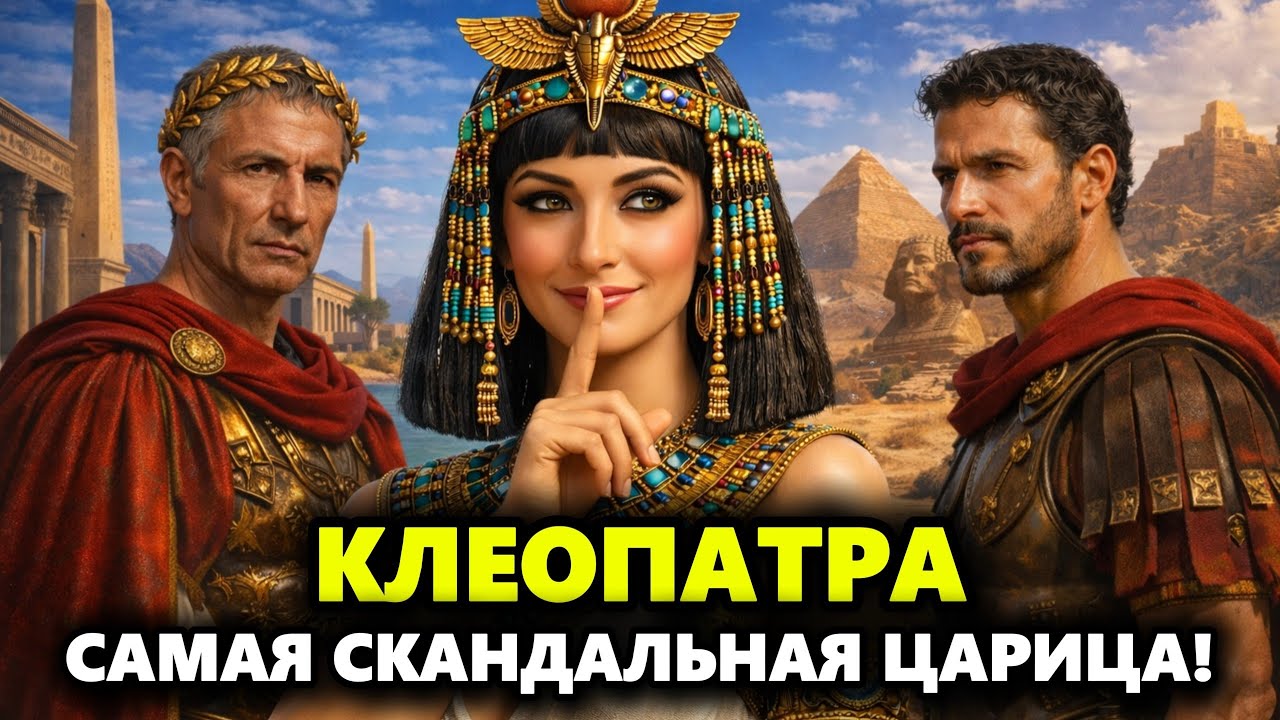 Кем была КЛЕОПАТРА на самом деле? 🌙  любовь и падение последней царицы Египта | Лекция для сна