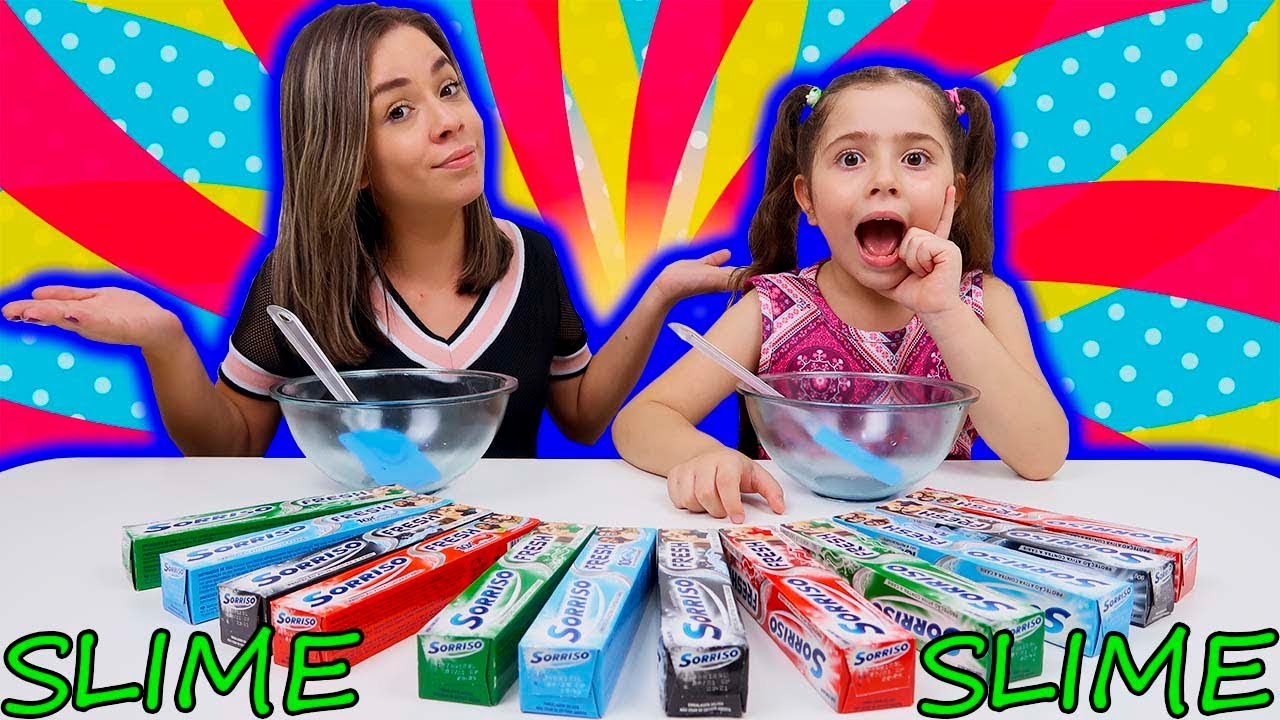 NÃO ESCOLHA A PASTA DE DENTE ERRADA! SLIME CHALLENGE