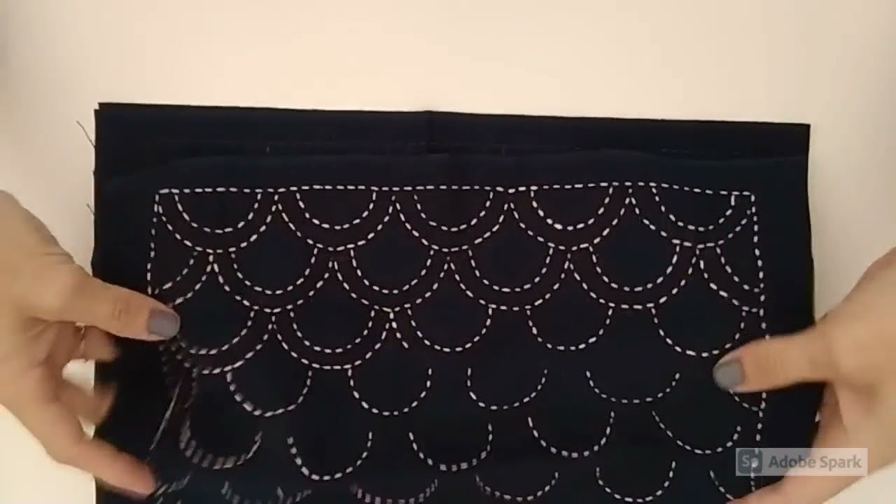 Tutorial cómo hacer Sashiko. Primeros pasos para empezar desde cero.