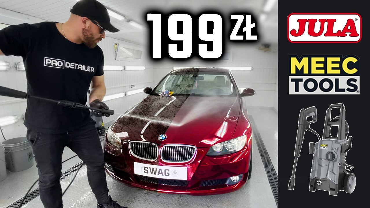 MEGA TANIA MYJKA CIŚNIENIOWA Z JULA będzie ł🔥 ?  ✖  MEEC TOOLS │ TEST Swag Detailing #NACZASIE