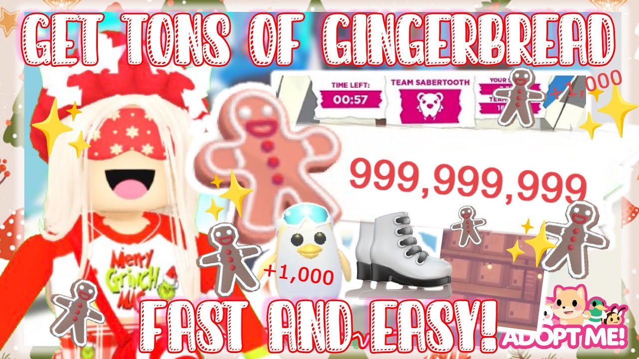 How To Earn Gingerbread In Adopt Me FAST and EASY! (Roblox) | AstroVV