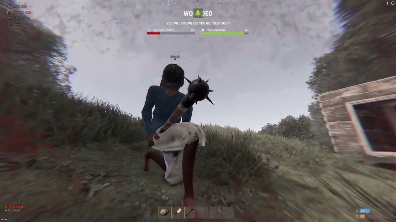 I just wanted my mace back