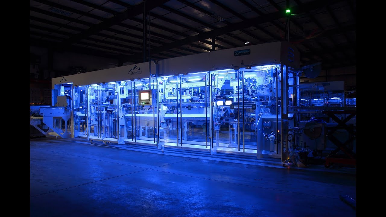 Bottom Loading Case Packer with Intelligent Illumination™ | Schneider Packaging Equipment Co.