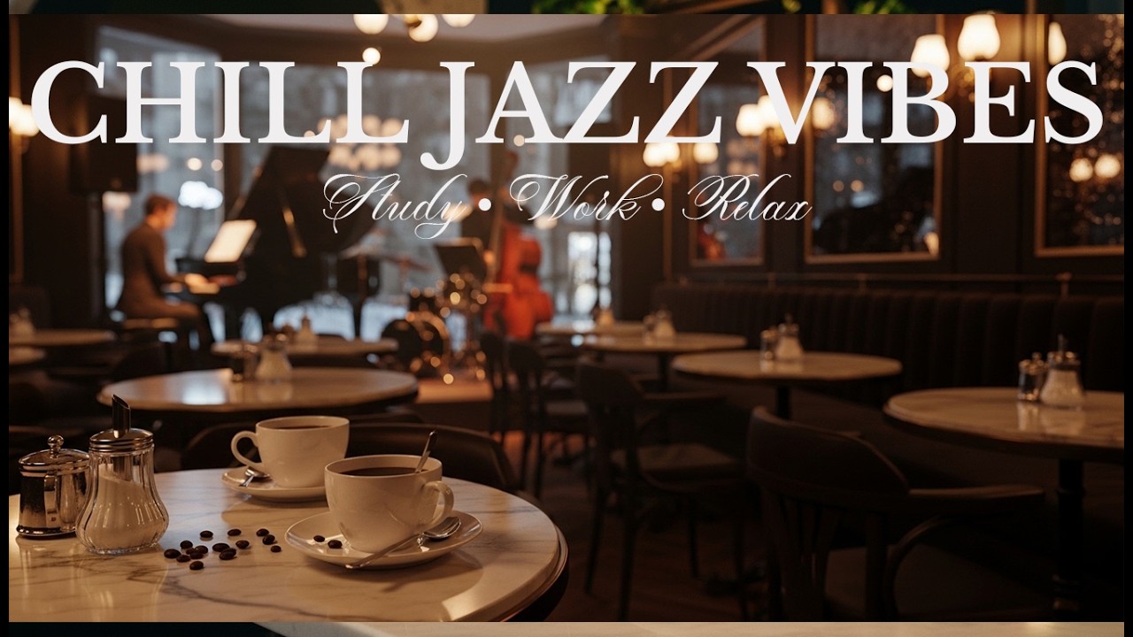 Cozy Cafe Jazz ☕ Smooth bossa Nova Instrumental and coffee House Ambience for Relax & Focus