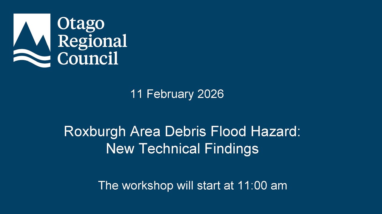 Roxburgh Area Debris Flood Hazard: New Technical Findings