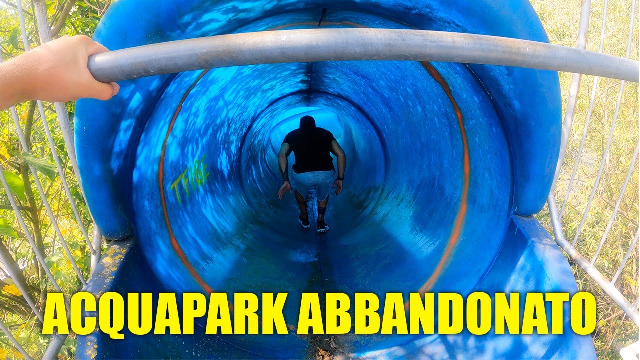 ESPLORAZIONE DI UN ACQUAPARK ABBANDONATO! (FINITA MALE)