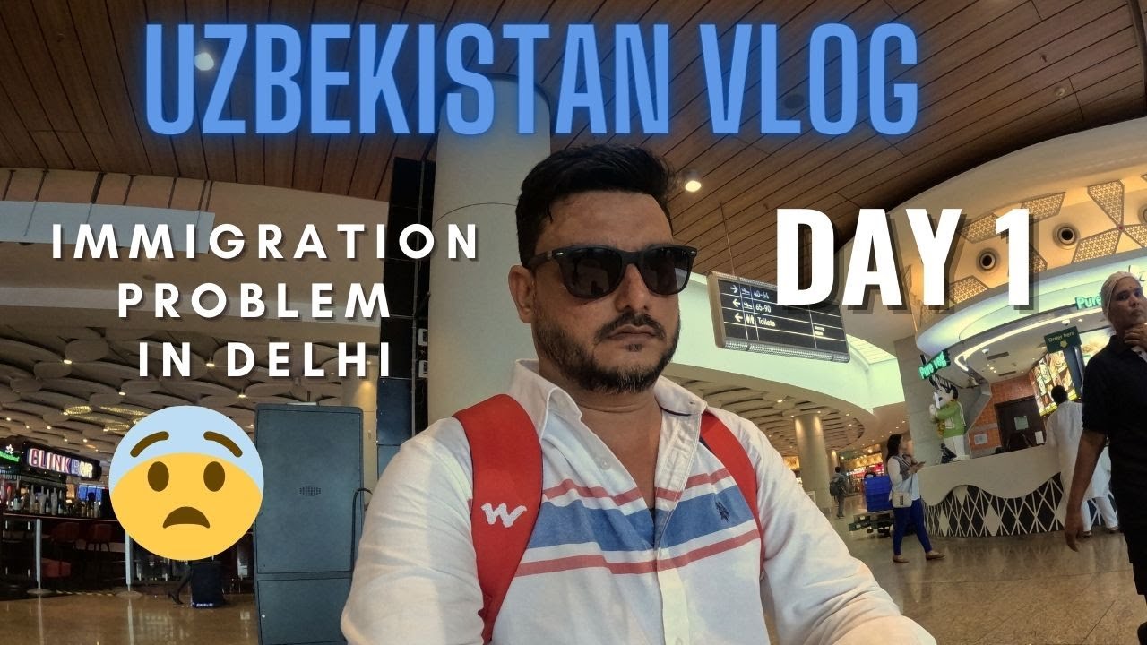 Immigration 🇮🇳🇺🇿 mein Fase | Uzbekistan Travel Day1 | Mumbai to Tashkent| hostel, sim card, ATM card