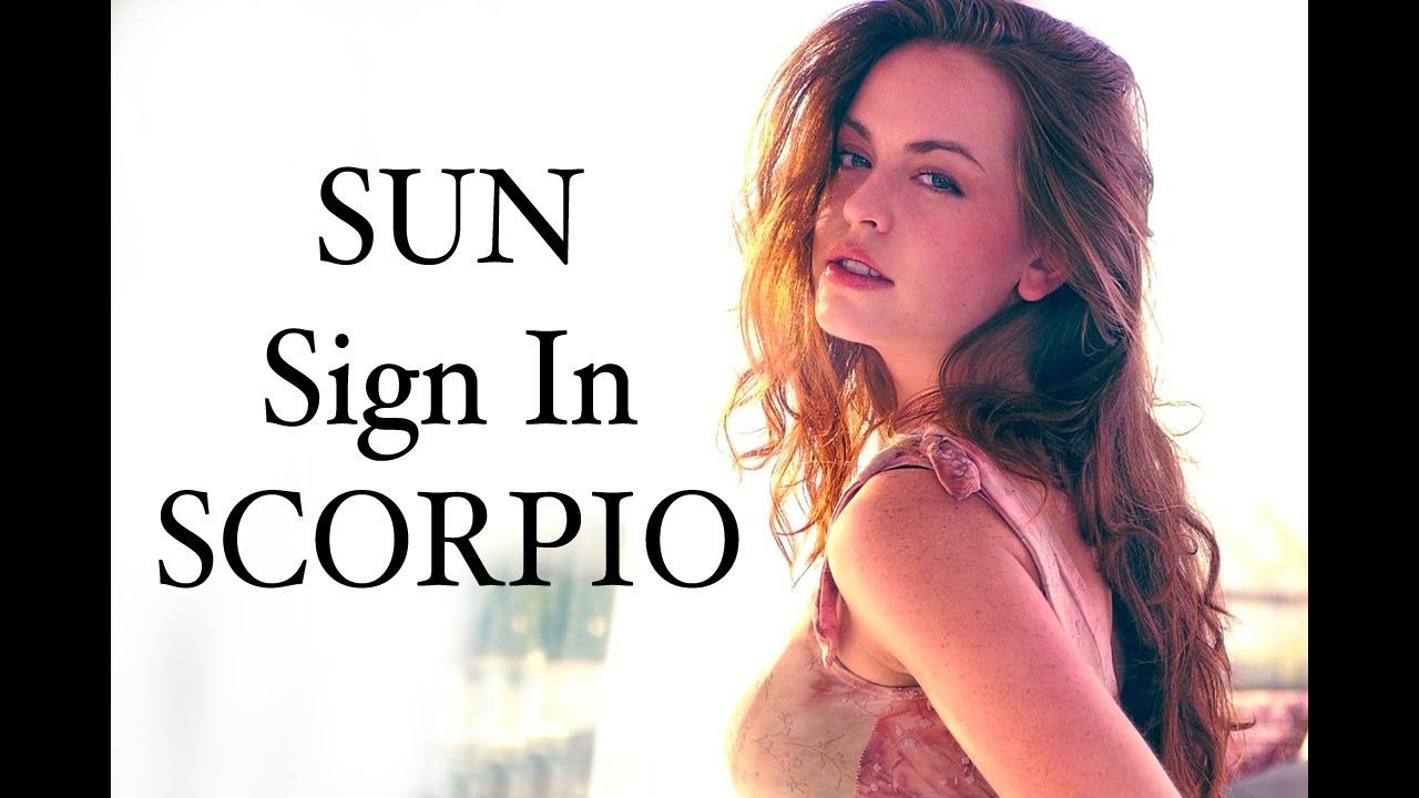 SCORPIO SUN SIGNS