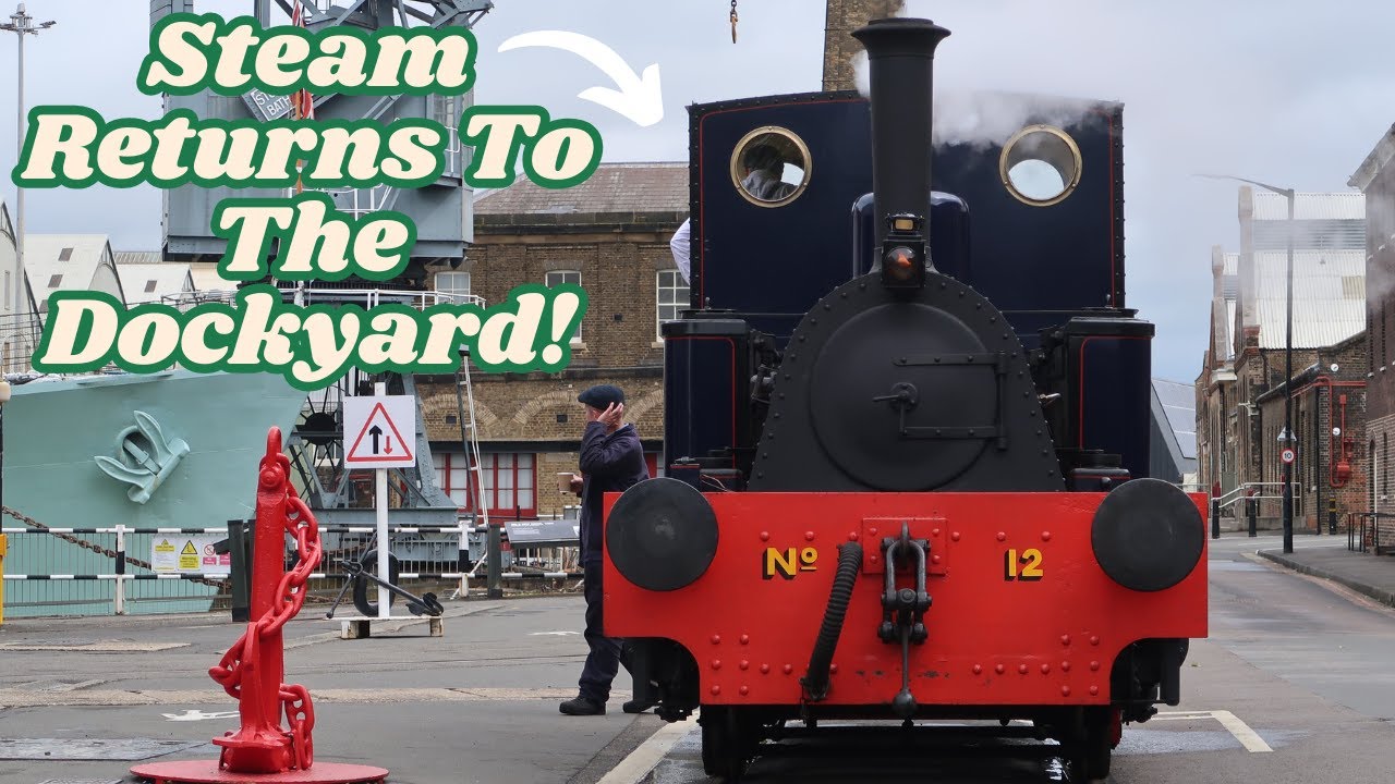 Marcia Goes On Holiday! Steam Returns To The Historical Dockyard Chatham