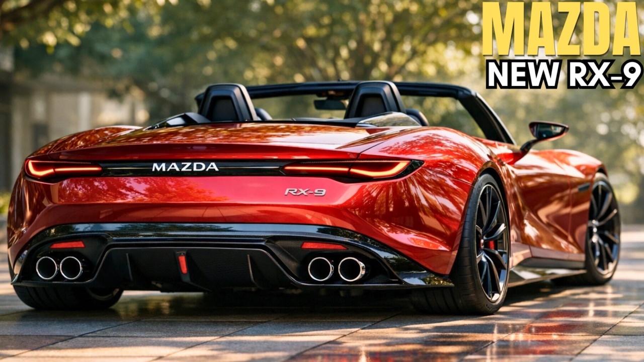 WOW AMAZING! 2027 Mazda RX-9 Is Finally Here - And It Looks Better Than a Ferrari?