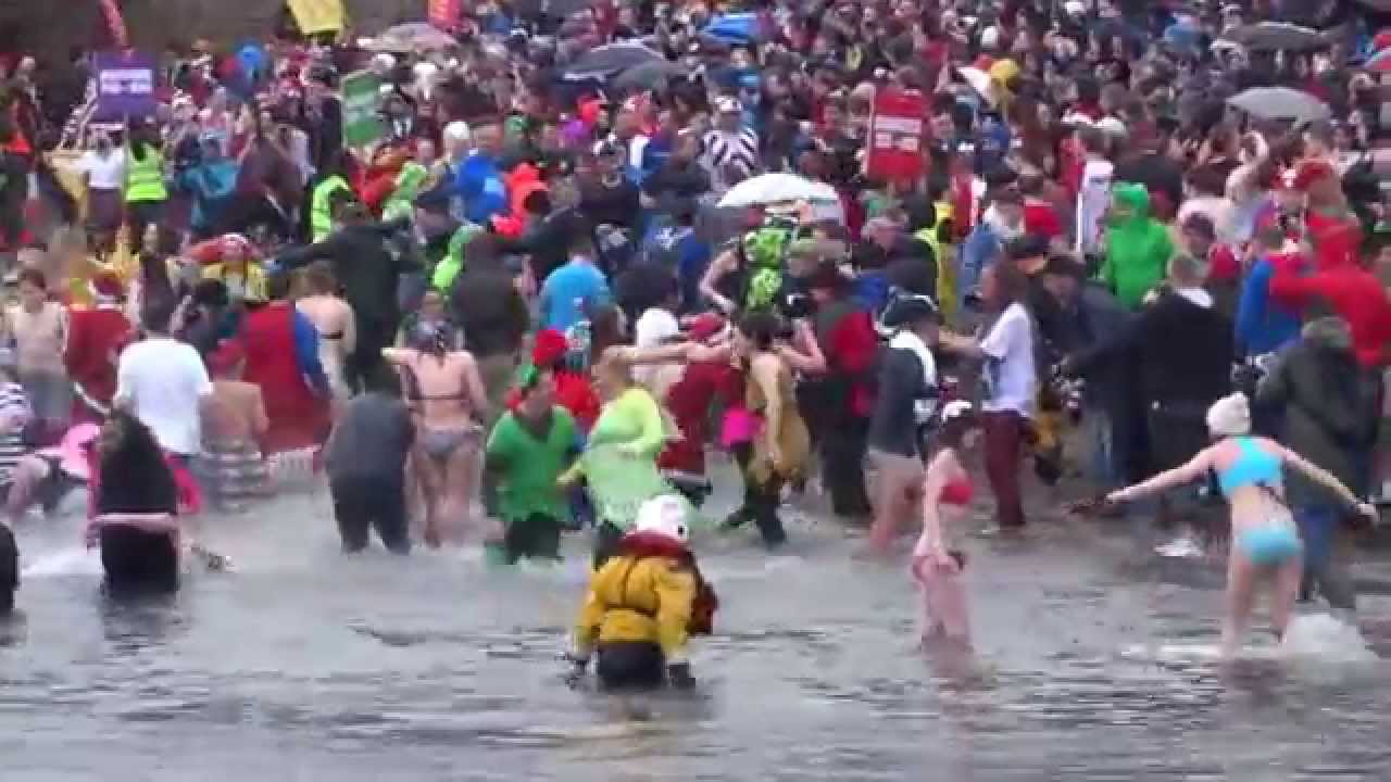 2015 Loony Dook New Year’s Day South Queensferry Near Edinburgh Scotland