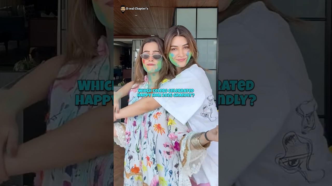 Bollywood Celebrities Holi Party 2026 #kritisanon #vickykaushal #holi