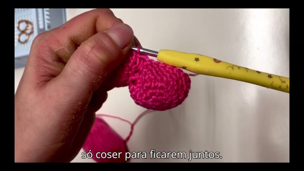 Tutorial - Coração amigurumi 