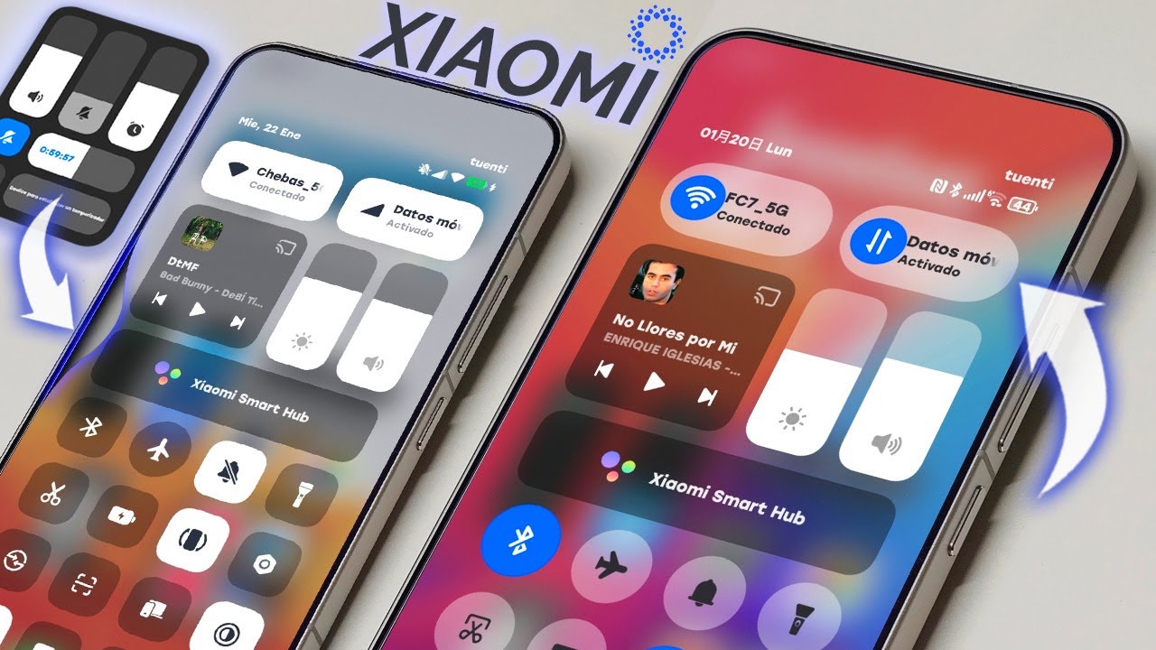 HyperOS 1 y 2: MODIFICA YA el CENTRO DE CONTROL de tu Xiaomi, Redmi y Poco a OTRO NIVEL!