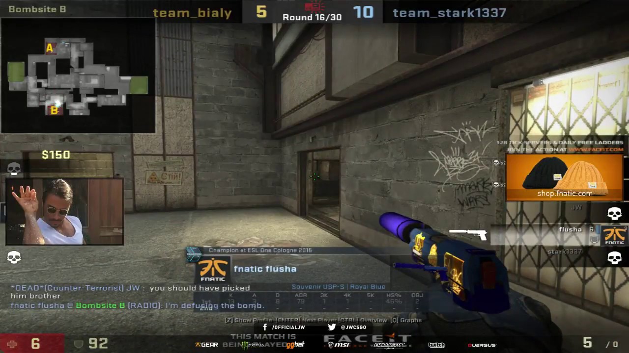 flusha нечеловеческая реакция :D