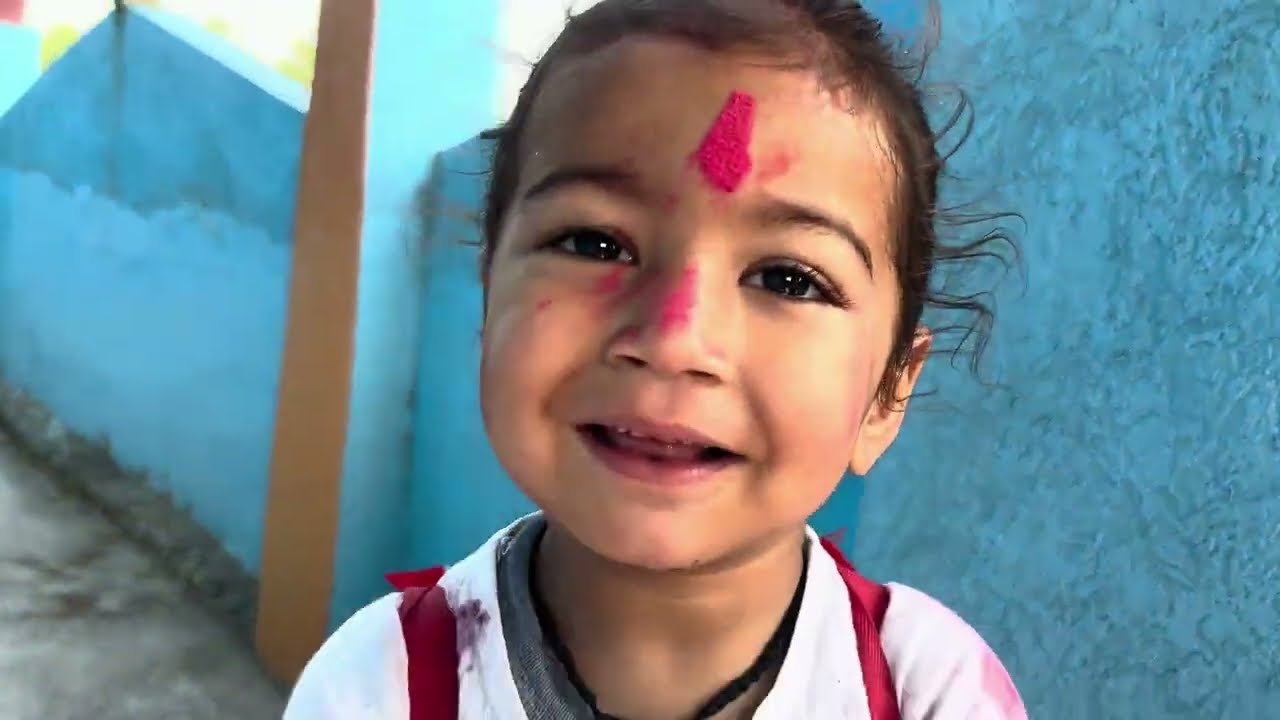 होली के रंग 🎨 पड़ोसियों के संग 🫶 एक अलग ही नजारा 🌸🫶भाभियों के साथ होली 💕🥺#devbhumi_uttarakhand 