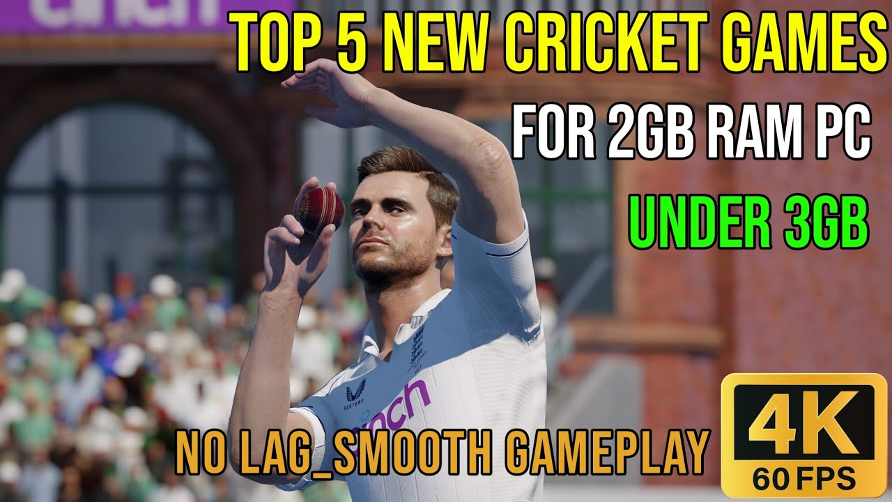 Top 5 new Cricket Games For Low-End PCs in 2025 | 