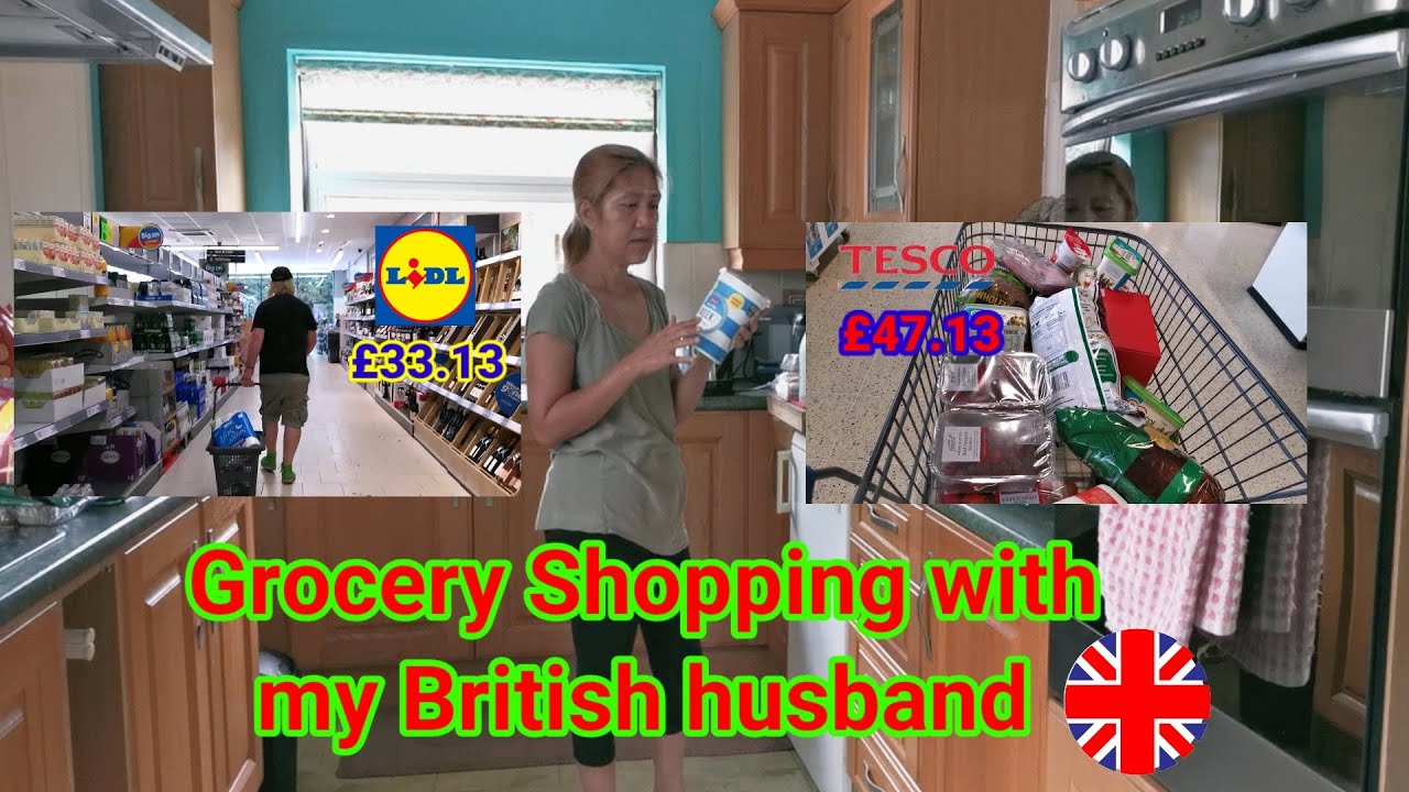 Weekly Grocery Shopping with my husband / Pinay life in UK
