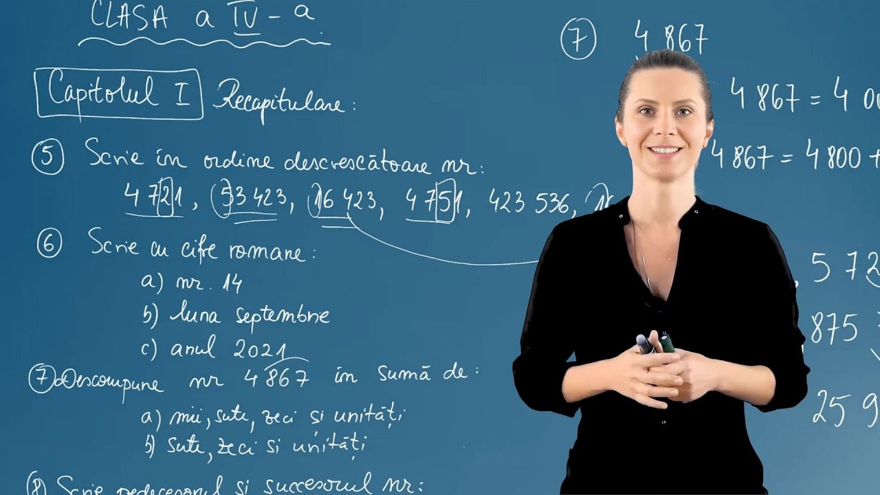 Recapitulare - Matematica - Clasa IV-a