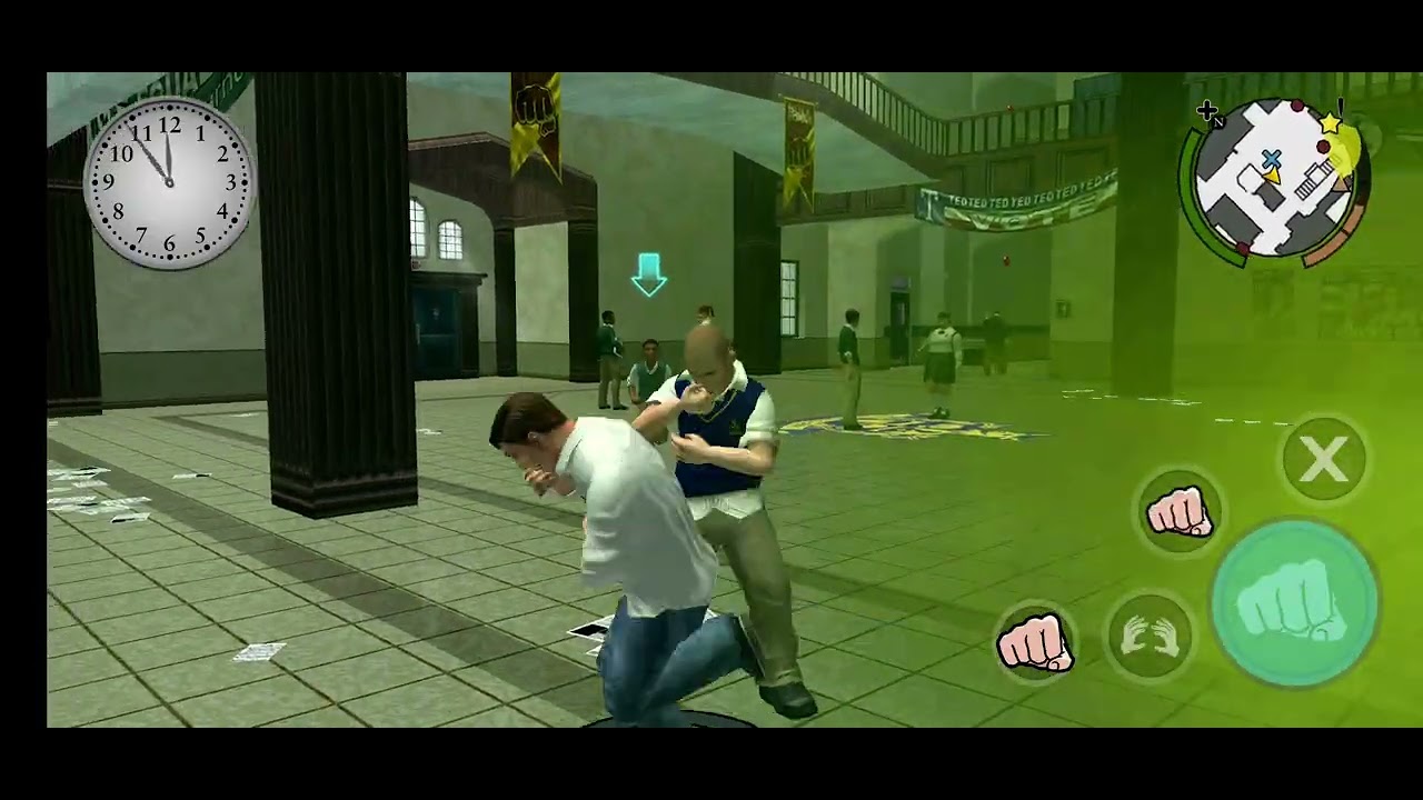 Jimmy not attending the classes in school in GTA BULLY #gtabully #gta #gaming 
