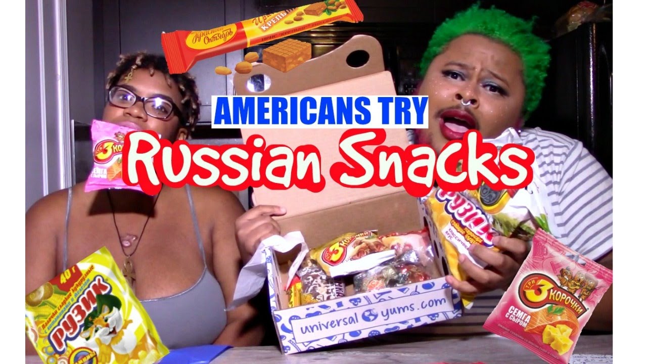 AMERICANS TRY RUSSIAN SNACKS!