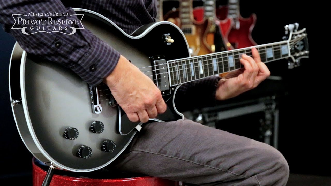 Gibson Custom Limited Edition Silver Burst Les Paul Custom Electric Guitar
