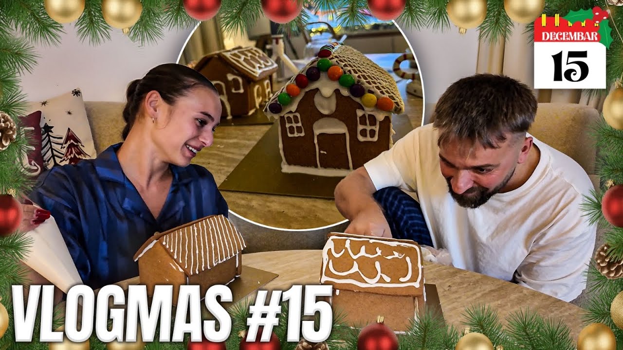VLOGMAS 15- Zimski piknik i pravimo gingerbread kućicu 🤍 